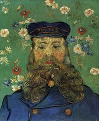 Vincent Van Gogh, "Portrait of the Postman Joseph Roulin", April 1889