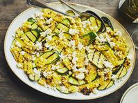 Salade de maïs et de courgettes grillées | Savourer x Mordu