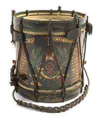 A Victorian Era sidedrum of the Cameronians.