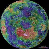 Magellan Radar Map of Venus