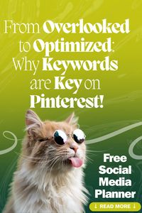 Discover why keywords are the secret to Pinterest success! Learn how to turn overlooked profiles into optimized, traffic-driving powerhouses by choosing the right keywords. From board titles to pin descriptions, see how using relevant, long-tail keywords boosts visibility and attracts engaged audiences on Pinterest. Get tips on SEO strategies to transform your Pinterest profile, make your content searchable, and reach the right audience effortlessly!