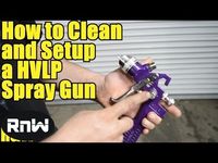 Harbor Freight HVLP Spray Gun Review - Also Cleaning and Setup Instructions - YouTube