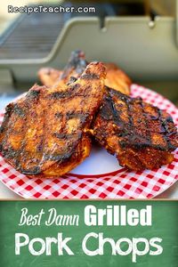 Thick, bone-in pork chops, expertly seasoned and grilled to perfection. This easy recipe will make you a grilling superstar!