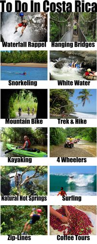 All of the best activities and adventures and the best places to do them