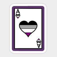 Romantic Asexual playing card pride flag -- Choose from our vast selection of stickers to match with your favorite design to make the perfect customized sticker/decal. Perfect to put on water bottles, laptops, hard hats, and car windows. Everything from favorite TV show stickers to funny stickers. For men, women, boys, and girls.