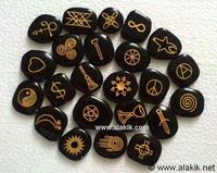 Wiccan Witch Craft Engrave stones