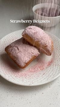 Strawberry Beignets in 2022 | Easy baking recipes desserts, Diy food recipes, Easy baking recipes