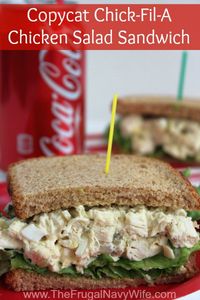 Copycat Chick-Fil-A Chicken Salad Sandwich, this simple and easy Copycat recipe is great when you can't make it out to grab this yummy sandwich!