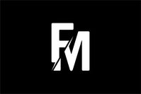 Monogram FM Logo Design.