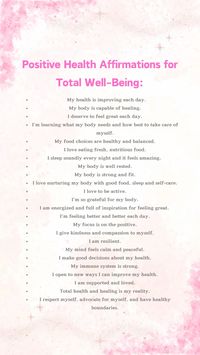 #health #healthyliving #affirmations #affirmationpositive