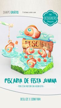 Já pensou que maravilha seria fazer uma pescaria infantil aí na sua casa ou vender para seu cliente divertir os filhos na casa dele? Isso não é só é possível, como você pode aprender agora mesmo neste passo a passo mágico, com molde grátis para corte na Silhouette. E tenho certeza que você fará sucesso com este personalizado. Afinal, que criança não ama Pescaria de Festas Juninas, não é verdade? Aprenda agora no Blog Silhouette Brasil!