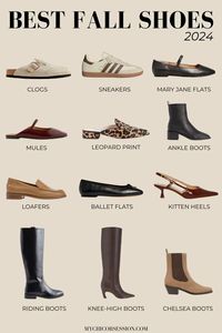 Ready to elevate your fall outfits? Then you need these shoes for women! These are the best fall shoes to have this year so you can create stylish, classic, and trendy fall outfits women using some of the fall 2024 fashion trends