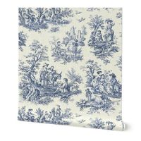 toile-de-jouy-wallpaper Wallpaper | Spoonflower