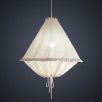 Cotton Hanging Lamp With Bag Shape. - Etsy