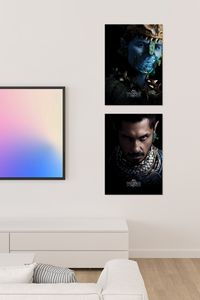 Vivid and contemporary - Wakanda Forever movie posters for your living room decor ideas