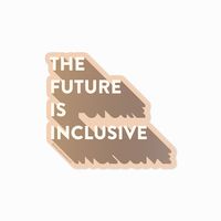 For those striving for a more inclusive future! No one should ever feel excluded from our LGBTQ+ community. We are all human and we all deserve love & acceptance. Spread the word, the future is inclusive 🌈 This is a high quality vinyl sticker, UV Proof, and weather resistant. So feel free to smack this on your car, water bottle, laptop, notebook or whatever you want! 2.5" W x 2.2" H Die cut matte vinyl