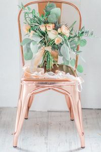 peach wedding colors - photo by Mikaela Marie Photography http://ruffledblog.com/peach-and-copper-wedding-inspiration