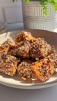 Ginger Sesame Crispy Salmon Bites