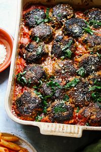 Ottolenghi's Eggplant Dumplings Alla Parmigiana - Joanne Eats Well With Others