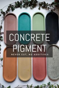 Concrete pigment vessels, planters, tables, statuary & more! Imagine all the beautiful things you can create with just cement and pigment! Whether it’s concrete art, coasters, or candle holders, you can add brilliant color to all types of home decor. Check out our customers' projects