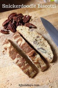 Snickerdoodle Biscotti - Perfect Christmas Treat