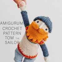 PDF Amigurumi Doll Crochet Pattern Tom the Sailor ENG - Etsy Canada