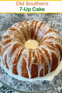 Old Southern 7-Up Pound Cake