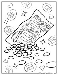 20 M&M's Coloring Pages (Free PDF Printables)