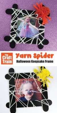 Spooky spider frame - The Craft Train