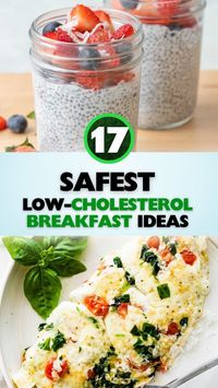 Kickstart your day with these heart-healthy, low-cholesterol breakfast ideas. Delicious recipes that are easy to make and great for your heart.