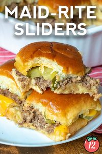 Maid-Rite Sliders | 12 Tomatoes