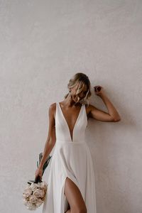 Lucy V2 dress by Made With Love Bridal available at Zo & Willow Berlin 