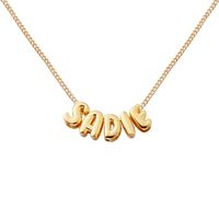 PRICES MAY VARY. ❤Design inspiration:This Bubble letter necklace features a personalized 3D letter pendant in a chunky balloon style, adding a unique and playful touch to the design. It adds a fashionable element to any outfit, serving as a stylish accessory that enhances the overall look. ❤How To Order:Click on “Customize Now” to choose color,letter then choose Chain Length.Width of One Letter: 0.5CM(0.19INCH); Height: 0.8CM(0.31INCH) ❤Gift choice: Well packed in a Gift Box,Suitable for Birthday,Mother's Day,Valentine's Day,Wedding,Engagement,Christmas,Party,Anniversary,Daily,Work time. Good to be your love for her,Gifts From couples,daughter,best friend,Husband,Friendship,Sisters,Father,Brother,Boys,Cousin,Grandmother,Boyfriends,Girlfriends. ❤Material: This necklace is made of Brass/925