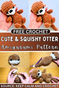 Learn how to crochet a plush otter amigurumi for your little one with a step-by-step tutorial presented by Keep Charm and Crochet. It uses velvety soft yarn perfect for hugging and possesses a quick completion time. You can customize it in several ways for special events and receiver likings.