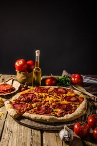 Juicy and flavorful pizza has become a favorite delicacy of millions. But what could be better than a slice of homemade pizza? How to make the best pizza dough, photos and videos - on our website. #travelfamily #pizza