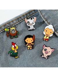 1/3/6 pièces Broche anime, épinglette en émail mignon Gramma Tala, insigne métallique, accessoire pour sac à dos, vêtement, cadeau festif Taille unique Casual,Mignon,Élégant,Style de rue,Bohème,Vintage,Royal   Alliage de zinc     Women Accessories, size features are:Bust: ,Length: ,Sleeve Length: