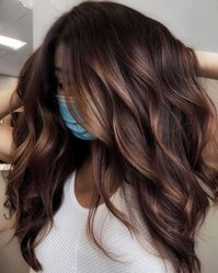 Subtle Chocolate Balayage with Babylights