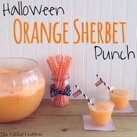 Looking for a fabulous punch to serve at your Halloween party?  Well, look no further.  This Orange Sherbet Punch is AMAZING!  It is full of orange flavor and is so decadent, it could even be dessert! This punch is super easy to make with just a few ingredients: 1 Packet of Orange Kool Aid (Make... Read More »