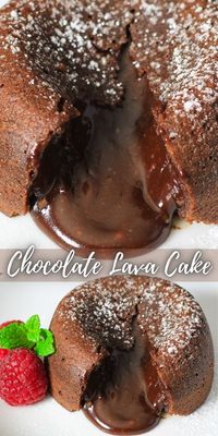 This chocolate lava cake is so rich, fudgy, and downright indulgent. You won’t believe how easy this heavenly chocolate dessert is to make!