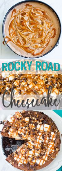 ROCKY ROAD CHEESECAKE - Butter with a Side of Bread