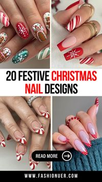 Get inspired by Christmas nail designs that bring festive cheer to your fingertips. These holiday nail designs feature creative art and seasonal colors. Perfect your holiday look with Christmas-themed manicure ideas that stand out. Let these festive nail art ideas complete your holiday glow.