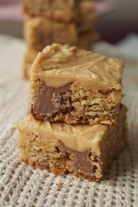 Out Of Control Peanut Butter Bars - in pursuit of more