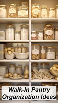 Elevate your kitchen with walk-in pantry organization ideas. Discover smart solutions for a clutter-free and stylish storage space.