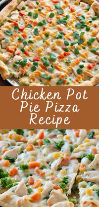 Chicken Pot Pie Pizza Recipe Chicken Pot Pie Pizza is a delightful fusion of two classic comfort foods: chicken pot pie and pizza. This recipe combines the creamy, savory flavors of a traditional chicken pot pie with the crisp, chewy crust of a pizza. It’s an innovative, delicious meal that’s perfect for family dinners, game […]