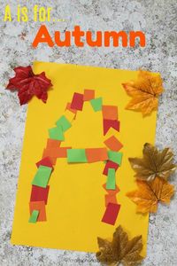 A is for Autumn: Fine Motor Skills Craft