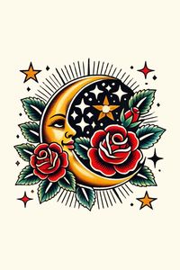 Curious about the meaning of rose and moon tattoos? Click to find out more and get inspired!