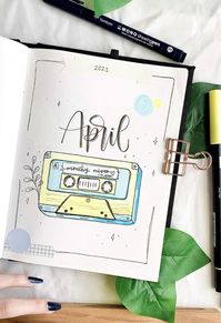 62 Best April Bujo Cover Spreads to Steal Now - atinydreamer