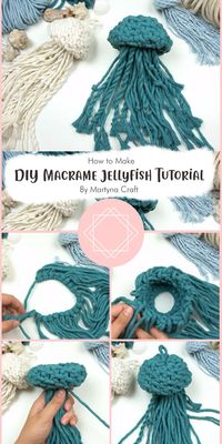 If you’re ready to take your crafting skills to the next level, dive into the mesmerizing realm of DIY Macrame Jellyfish Intermediate Tutorial by Martyna Craft. Discover the joy of crafting your very own macrame jellyfish, guided by expert techniques and detailed instructions.