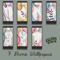 Kalaida’s 7 Phone Wallpapers „Abstract“ Set 01