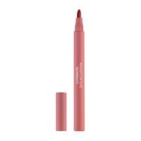 High Impact Color: Instant to buildable rich color in a satin-stained finish.Lasting Stain: Kiss-proof, transfer-proof lipstain that lasts for hours without the heavy feel.Lightweight: Weightless feel, up to 5x more lightweight than a lipstick.Easy breezy: 1 swipe and done, glides smooth with pen-like precision applicator.Vegan & Cruelty-free: Formulated with plant-based acacia tree extract and not tested on animals.Covergirl's iconic outlast lipstain is back and now vegan! Non-drying, light